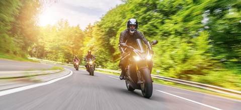 Motociclistas.