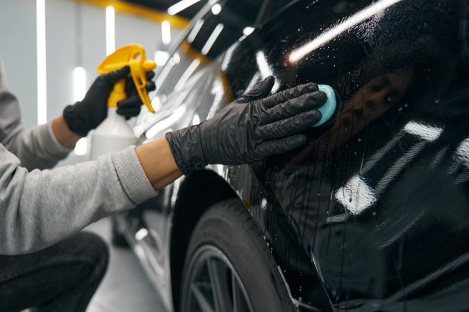 Спрей для чистки автомобиля