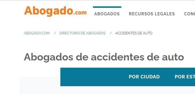 abogados de accidentes de carro