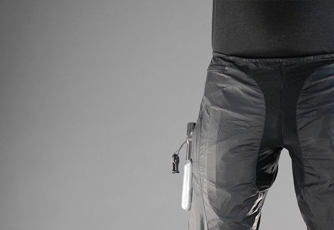 jeans con airbag para motociclistas