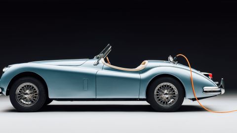 1954 Jaguar XK140.