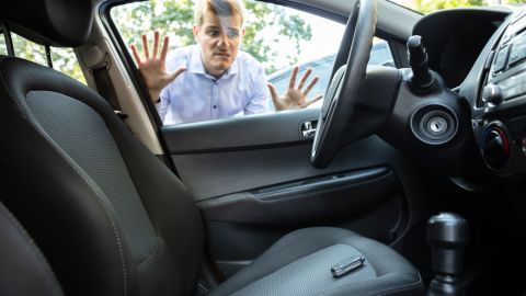 Puertas bloqueadas de auto