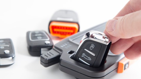 Llave de auto con chip.