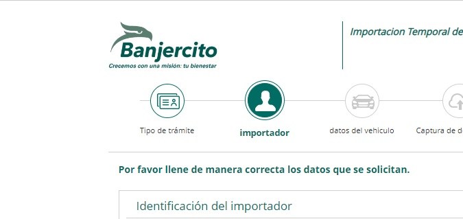permiso banjercito para cruzar por carro a México