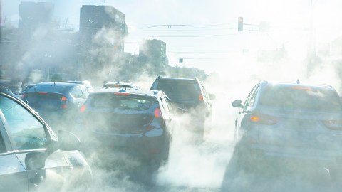 Autos en invierno.