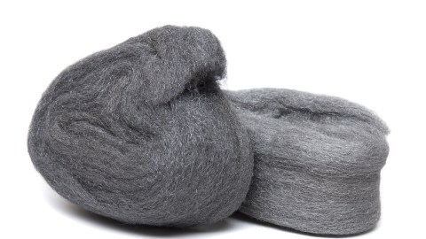 Lana de acero.
