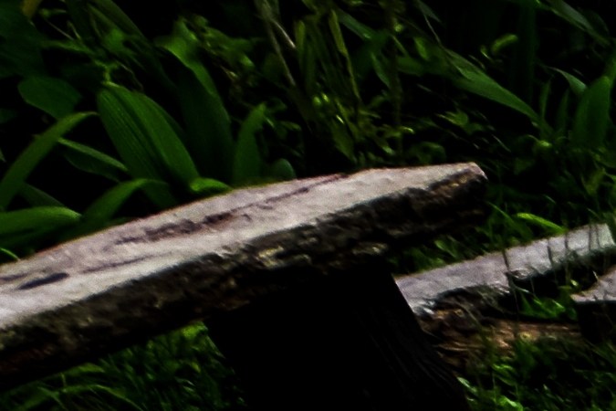 Línea amarilla en carretera.