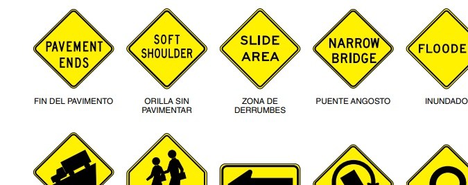 señales de tránsito en texas y su significado