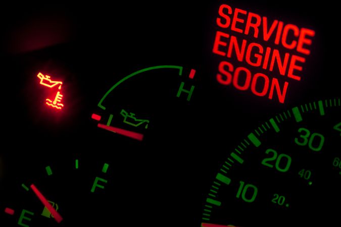 Индикатор Service Engine Soon на приборной панели: значение