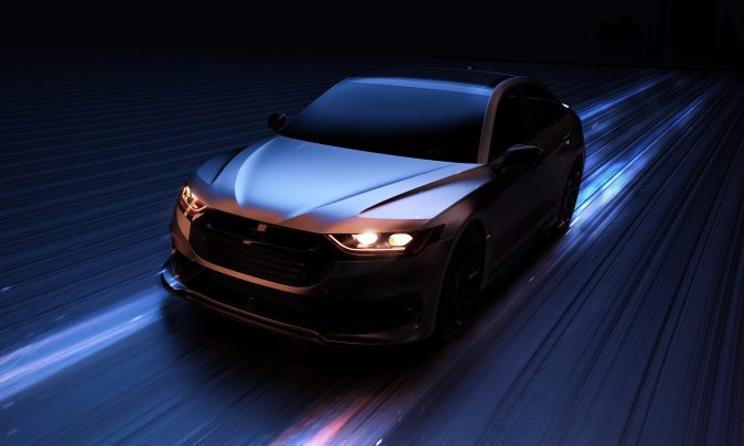 Faros delanteros de auto