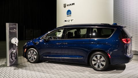 Hybrid minivan.