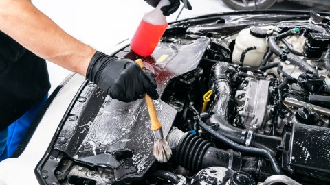 Lavado de motor.
