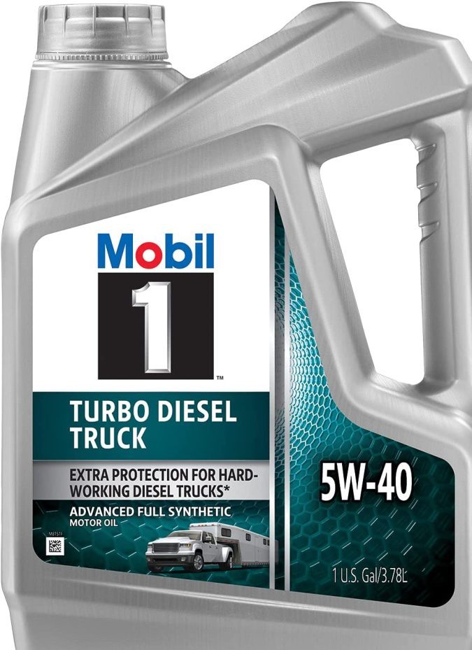 Aceite para motor Mobil 1 Turbo Diesel Truck Full Synthetic Motor Oil 5W-40.