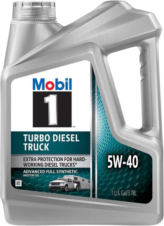 Aceite para motor Mobil 1 Turbo Diesel Truck Full Synthetic Motor Oil 5W-40.