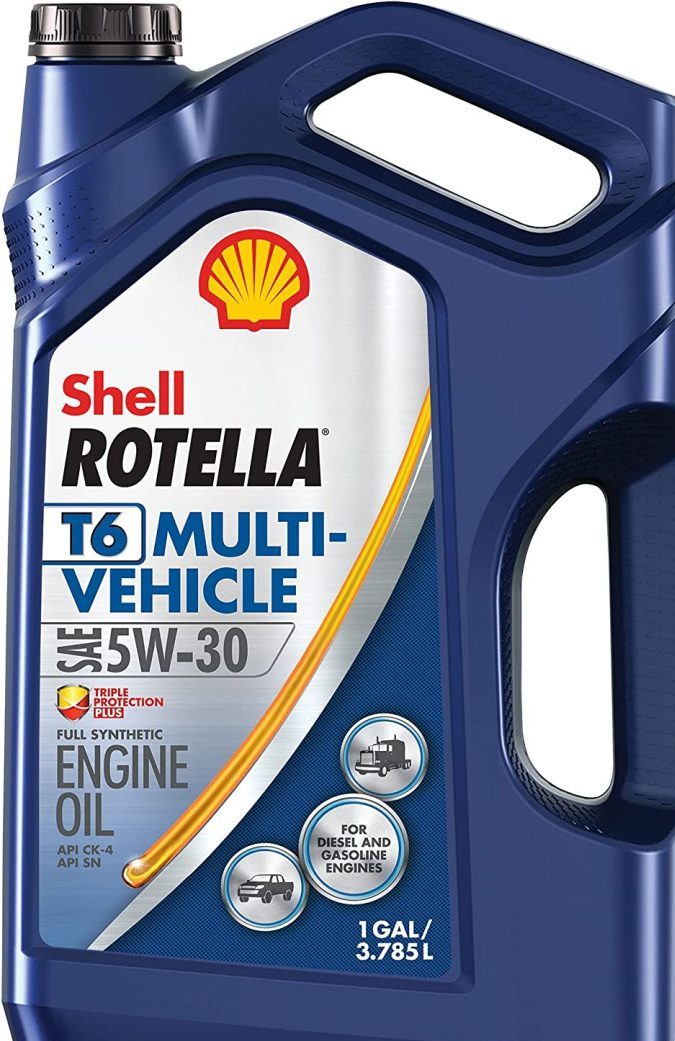Aceite para motor Shell Rotella T6 Synthetic Diesel Motor Oil 5W-40.