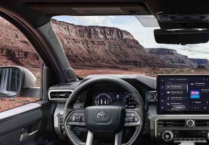  interior de la Toyota Tacoma 2024