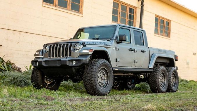 Next Level Jeep Gladiator 6x6.