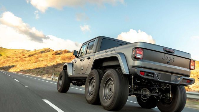Next Level Jeep Gladiator 6x6.
