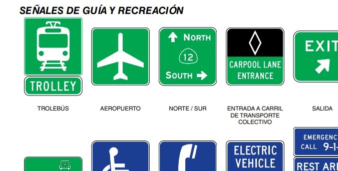 tipos de señales de transito