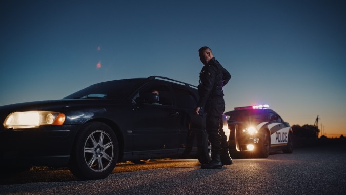 Detencion de oficial de transito