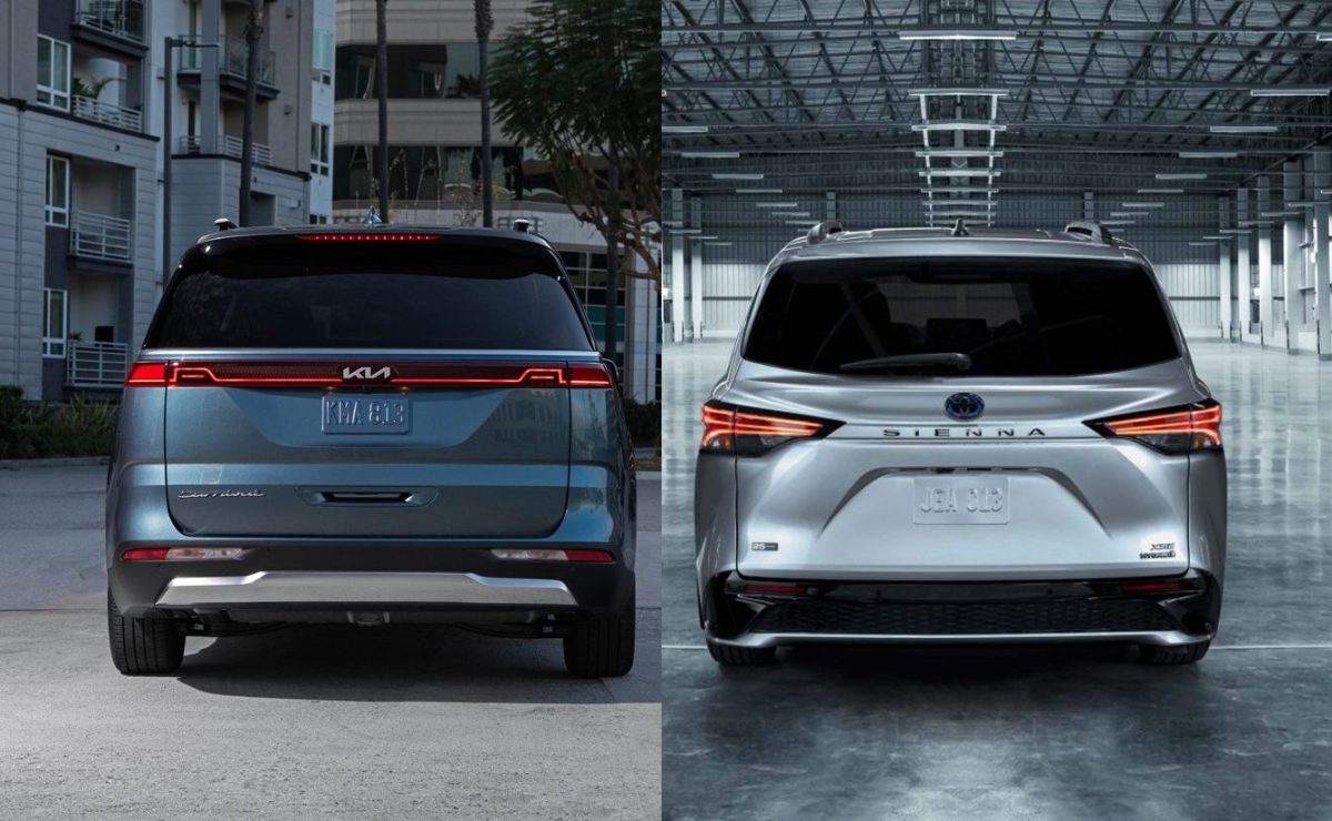 Toyota Sienna 2024 vs. Kia Carnival 2024: cuál es la mejor minivan 