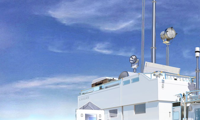 Sistema de expedición KiraVan de Applied Minds
