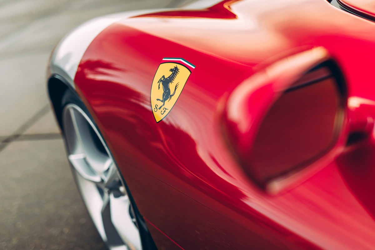 Fabricación auto Ferrari