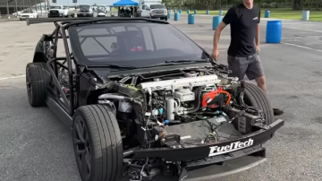 Cyber Kart: un frankenstein del Model S para un cuarto de milla