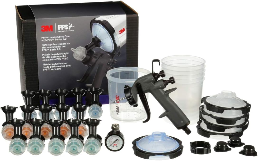 Kit básico de pistola rociadora 3M Performance.