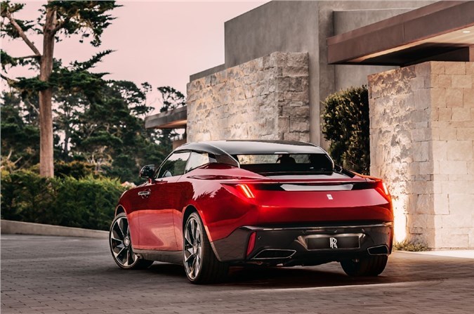 La Rose Noire Droptail convertible rolls royce