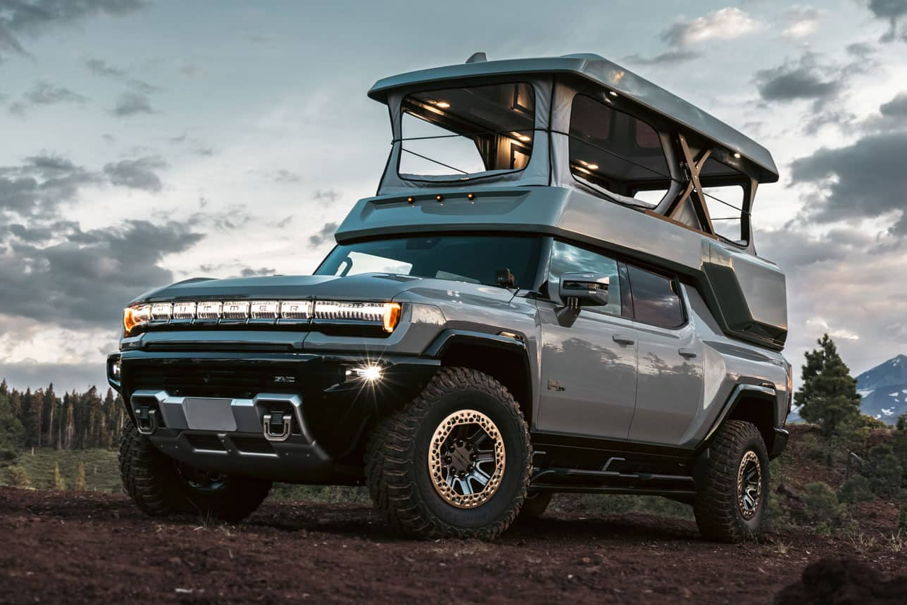 Conoce la Hummer EV ideal para salir a acampar