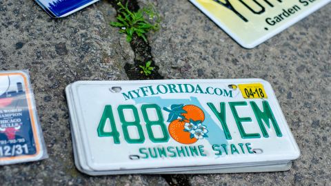 placa de carro en Florida