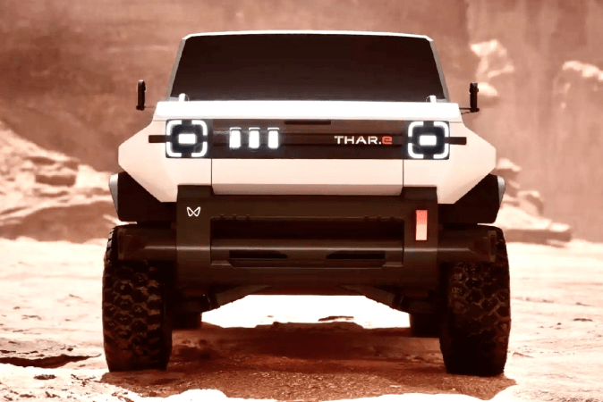Mahindra revela concepto del Thar.e que promete hacer competencia a las 4x4