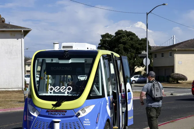 san francisco loop autobus autónomo