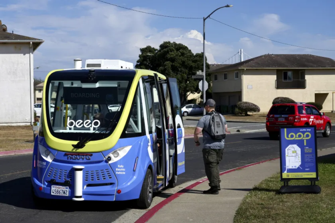 san francisco loop autobus autónomo
