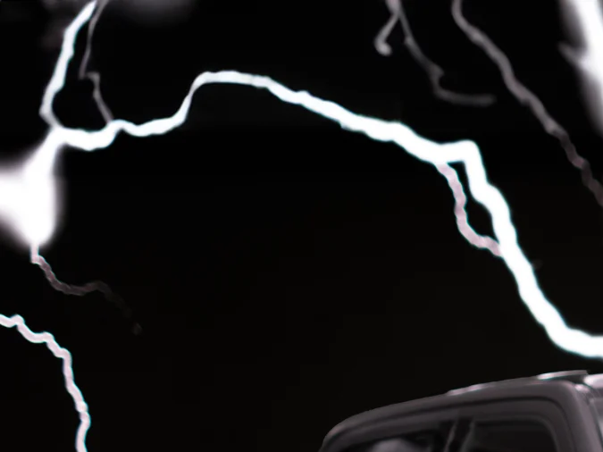 Ford F-150 Lightning Platinum Black Edition.