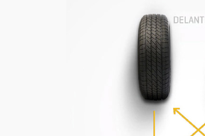 Cómo se deben rotar las llantas de un auto