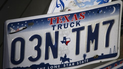 placas de papel texas