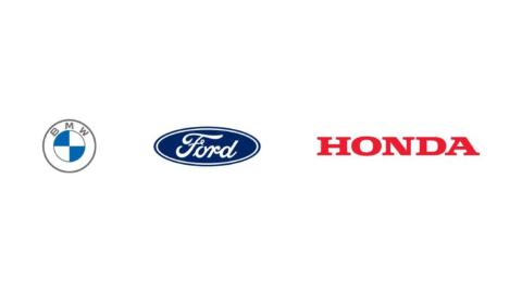 Logo Honda BMW y Ford