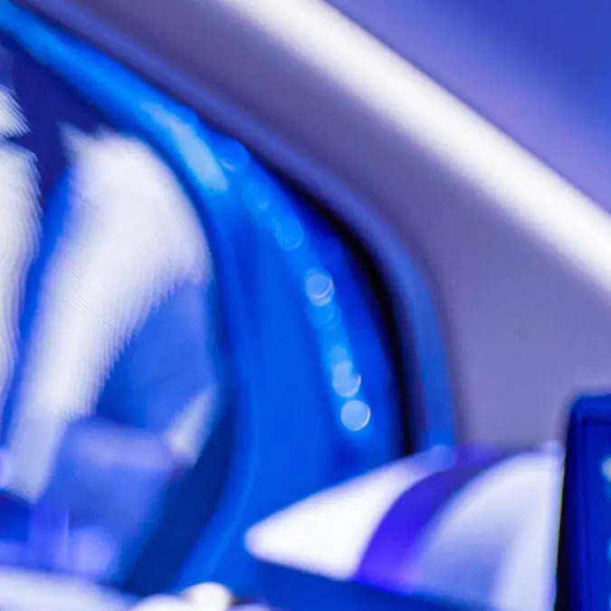 Volante de la E-Transit Custom de Ford.