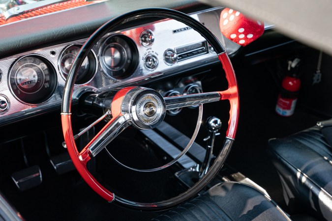 modificación del volante del carro