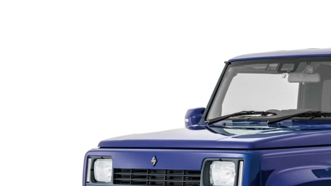 Suzuki Jimny convertida en un todoterreno para rally