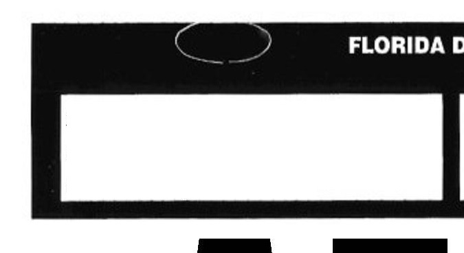 Cómo sacar una placa temporal en Florida