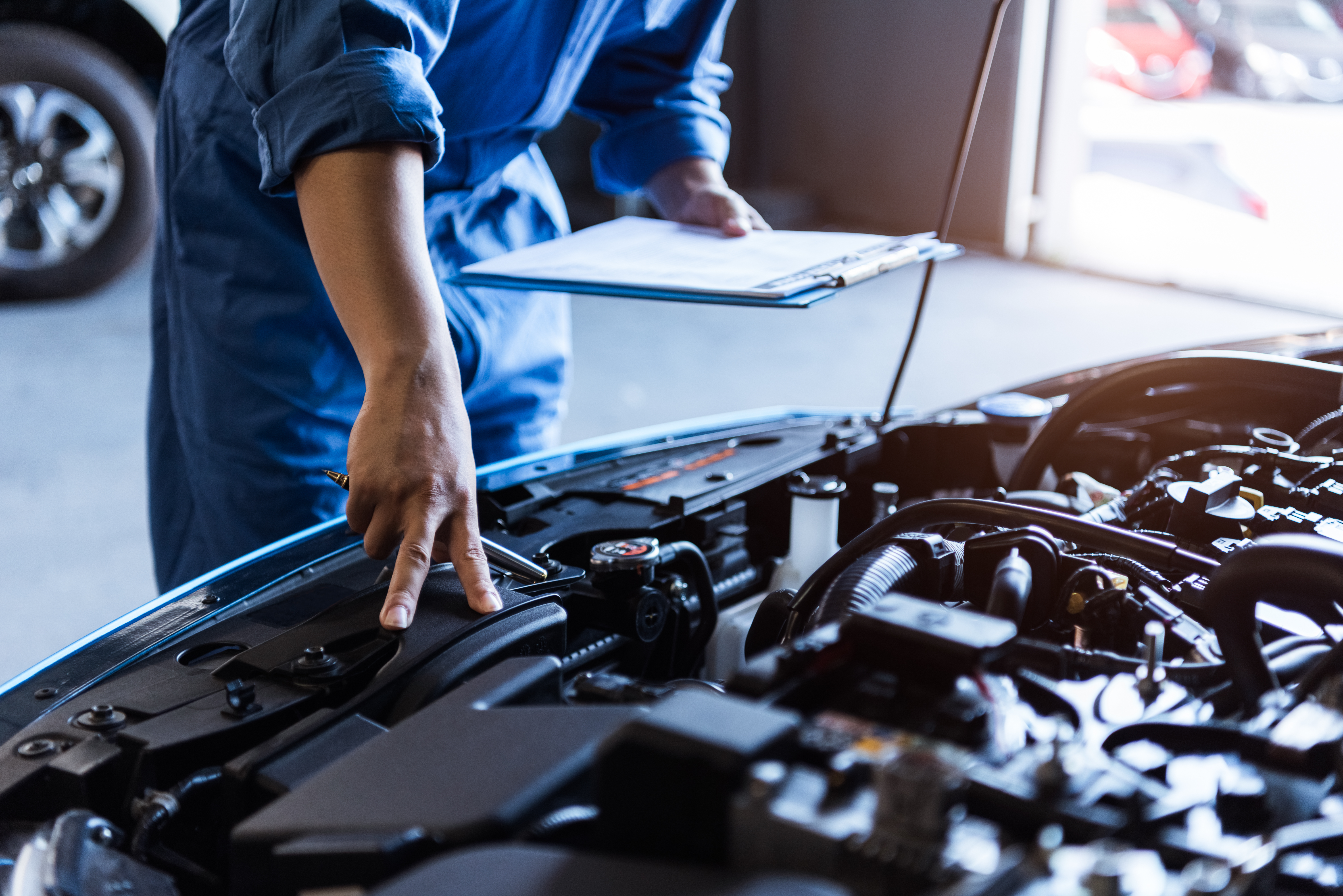 Inspección de carros en New Jersey