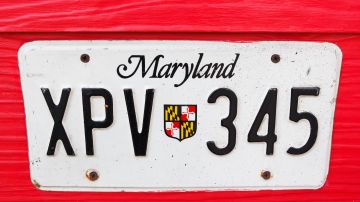 placas temporales en Maryland
