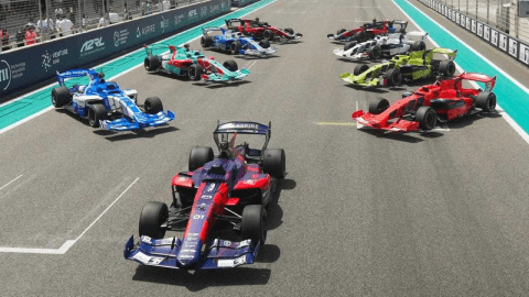 La A2RL, conocida como la "F1 autónoma" tuvo su primera carrera