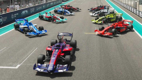 La A2RL, conocida como la "F1 autónoma" tuvo su primera carrera