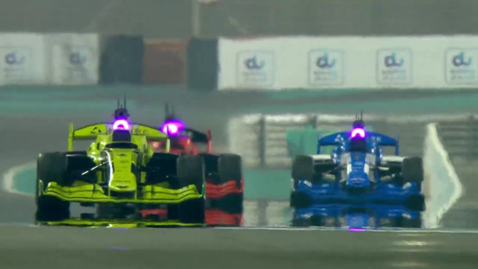 La A2RL, conocida como la "F1 autónoma" tuvo su primera carrera