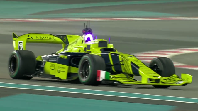 La A2RL, conocida como la "F1 autónoma" tuvo su primera carrera