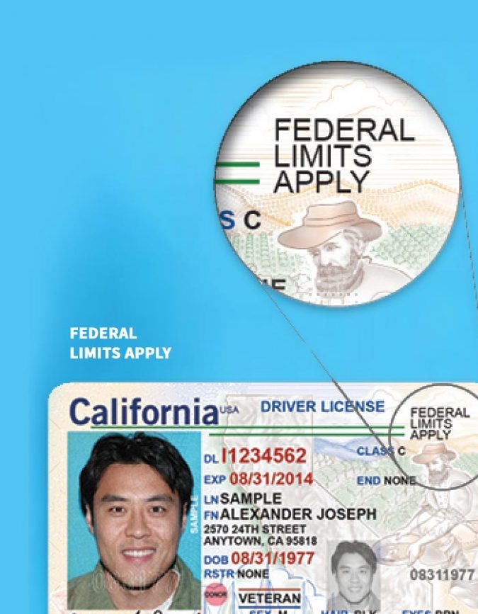 por que mi licencia dice Federal Limits Apply